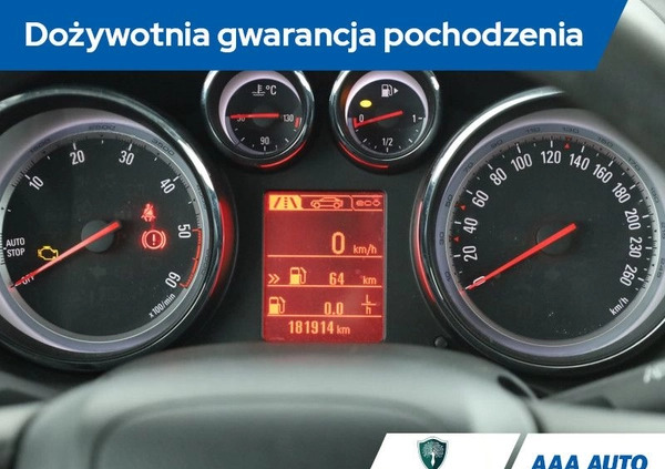 Opel Astra cena 27000 przebieg: 181910, rok produkcji 2015 z Sędziszów małe 172